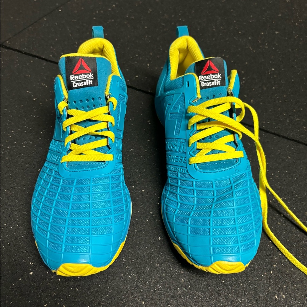 NEW | Women’s Reebok Crossfit U3 Sprint Blue Bomb Yel X-Trainer V60009